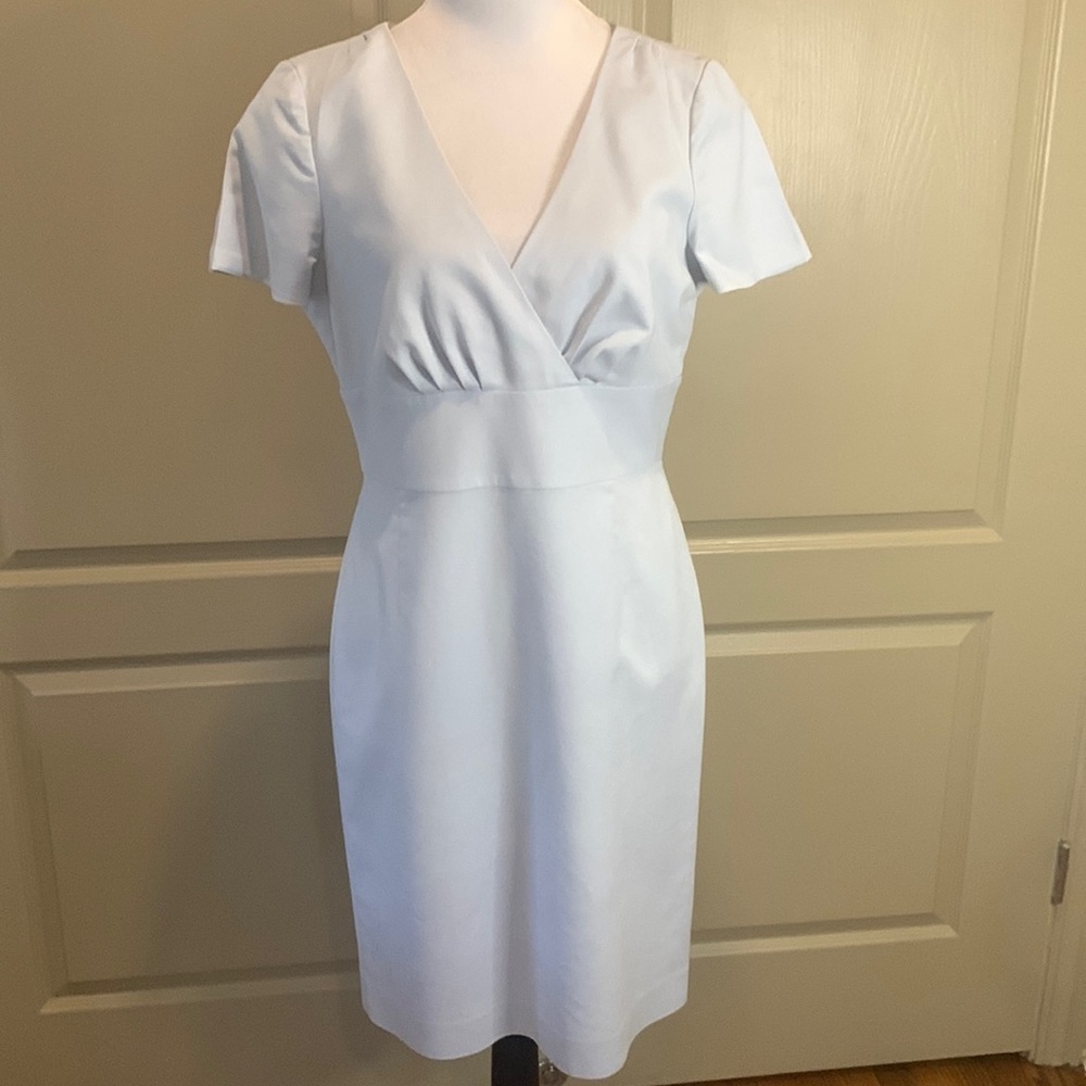 Banana Republic Blue-Gray Cap Sleeve Dress, 12